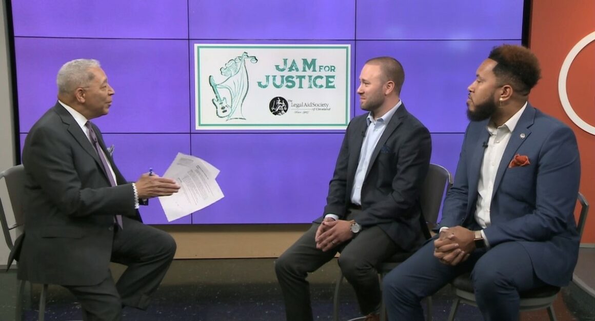 Attorneys Brad Wolfe and Delante Spencer Thomas were recently interviewed by WKYC's Leon Bibb to discuss the Legal Aid Society of Cleveland's Jam for Justice 2023.